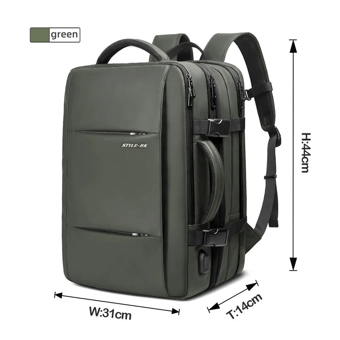 Sac à dos de voyage Héroïque Chevalier pour homme, sac à dos d'affaires, sac d'école extensible, avec port USB, grande capacité, pour ordinateur portable 15,6 pouces, imperméable