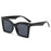 Ins Popular Square Sunglasses Women Men Vintage Rivets Punk Female GREEN Shades UV400 Fashion Male Sun Glasses