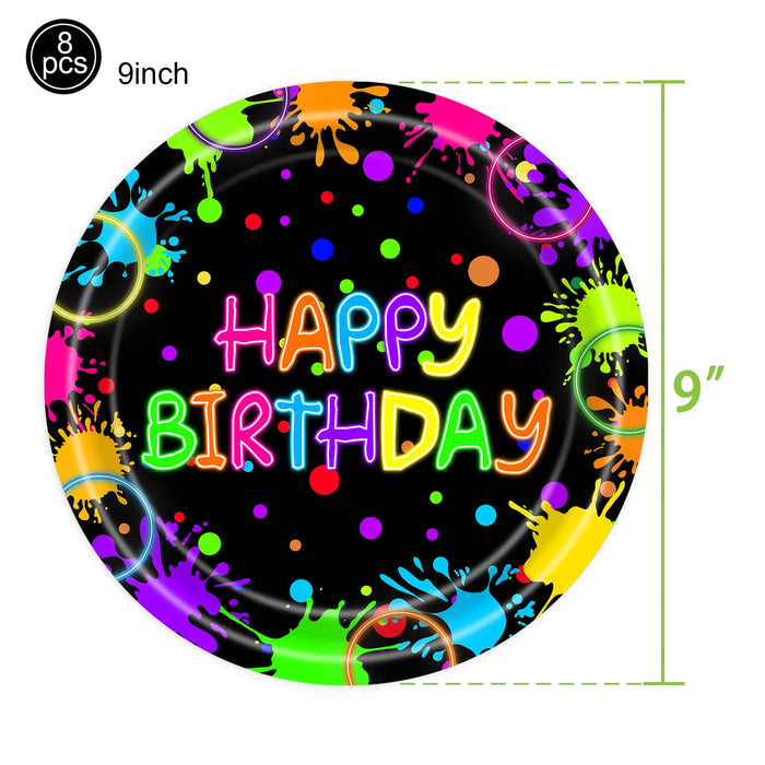 6 12 24 30 Pièces de fournitures de fête néon Chapeaux formels néon phosphorescents à la lumière UV Chapeau fluorescent Décorations de fête à lumière UV pour adultes