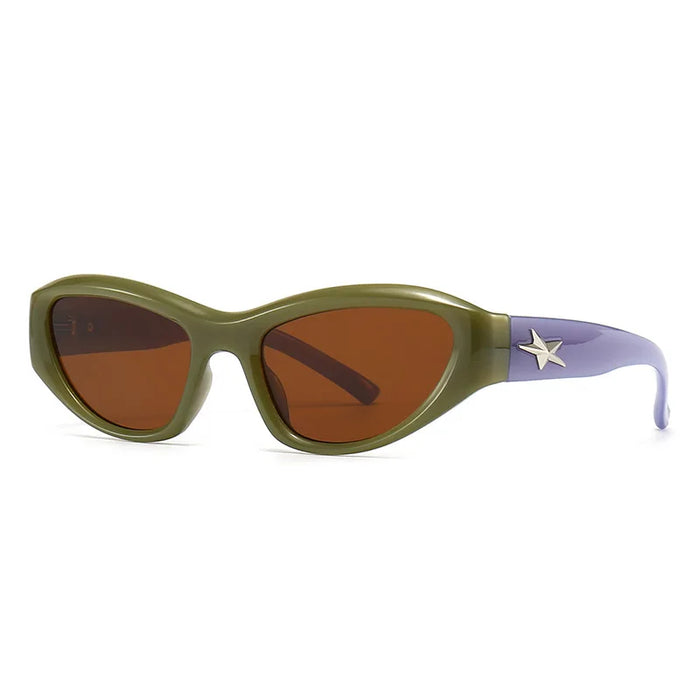 2025 New Cat Eye Sunglasses Women Fashion Vintage Female Shades Designer Luxury Sun Glasses UV400 Eyewear Oculos Gafas De Sol