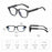 Retro Square Reading Glasses, Available In Multiple Degrees For Both Men's And Women's Business Reading, Simple Daily Casual