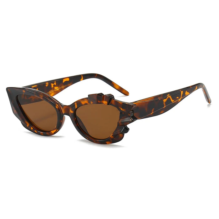 Fashion Cat Eye Candy Colors Sunglasses Women Retro Brand Designer PUNK Eyewear Men Trending Sun Glasses UV400 Y2K Oculus