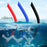 Swim Training Snorkel Frontal Swim Snorkel Tube Center-Mount Front One-Way Purge Valve Swimmer's Snorkel for Lap Swimming