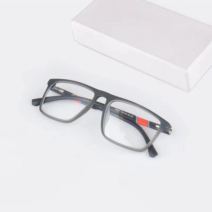 SHINU Red Glasses Blue Light Blocking Computer Glasses Orange Clear Lenses Glasses Anti Radiation Protection Eyeglasses