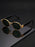 VIOLA MAG Retro Oval Sunglasses for Men Women, Vintage Small Round Polarized Sun Glasses, UV400 Protection Fashion Shades with F