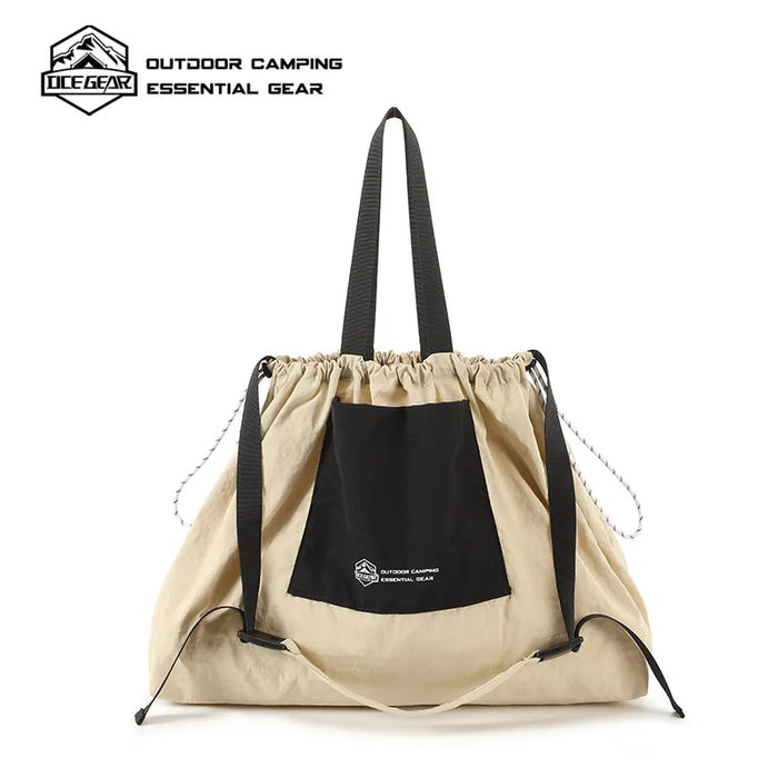 32L Large Capacity Foldable Tote Bag Ultralight 70D Nylon Shoulder Bag Waterproof Outdoor Camping Hiking Grocery Shopper Bag