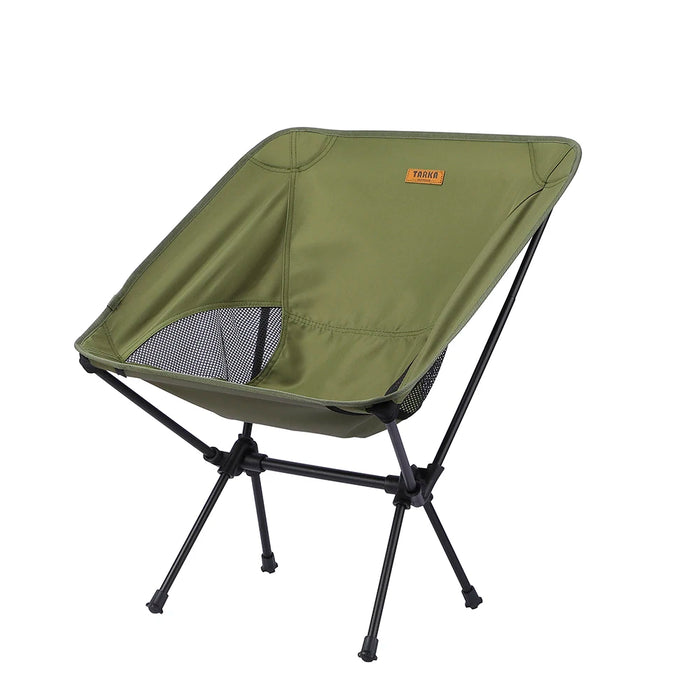 TARKA Lot de chaises de camping pliantes légères, chaises pliantes ultralégères de type lune pour le jardin, le pique-nique, la plage, la pêche