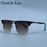 2026 Lunettes de Soleil Carrées de Luxe Designer Homme Classique Vintage Monture Métal Noir Or Lunettes de Soleil Steampunk Conduite