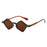 Fashion Small Irregular Square Punk Sunglasses Women Retro Luxury Designer Shades UV400 Men Brand Sun Glasses Oculus Gafas
