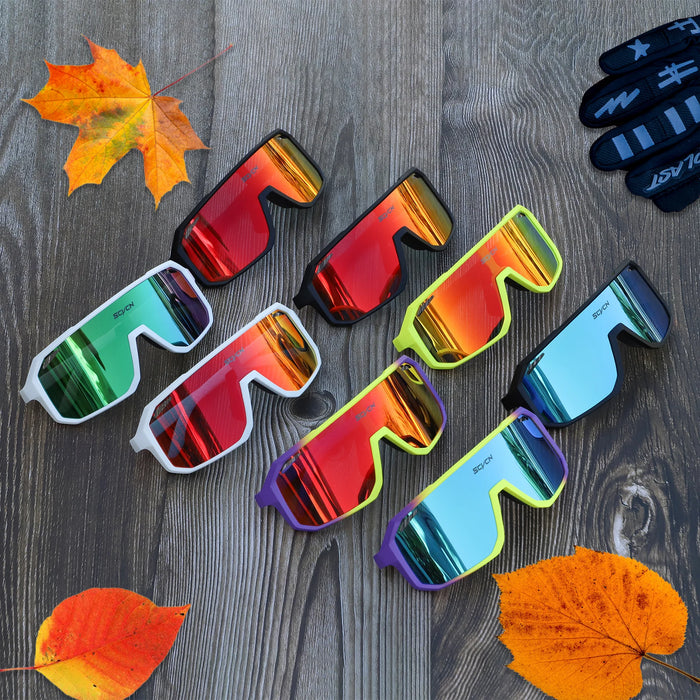 SCVCN Cycling Glasses Outdoor Sports Bicycle Sunglasses Men MTB Cycling Sunglasses Women Road Bike Glasses