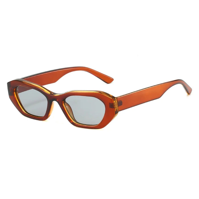 Nuevas gafas de sol rectangulares de lujo con estampado de leopardo retro para mujer 2025, diseño de color gelatina, tendencia de personalidad, gafas de hombre UV400