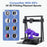 Bolsa de almacenamiento al vacío para filamento 3D negro, resistente a la humedad, para mantener el filamento seco. Apta para filamento de impresora 3D PLA, ABS, PETG, TPU.