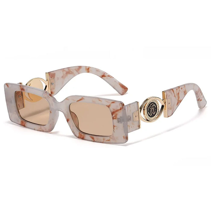 Small Rectangle Sunglasses Men Women Travel Shades Square Sun Glasses Vintage Retro Lunette Soleil Femme Gafas De Sol UV400