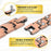 ARADOO Preumium Pure Copper Bracelet for Men Women Double Row Magnetic Therapy Wristband Jewelry Gifts