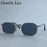 Steampunk Classic Rectangle Sunglasses Men 2026 Luxury Brand Punk Polygon Metal Frame Sun Glasses For Male Driving Eyewear Shade