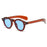 Petites lunettes de soleil rondes mode femme rétro transparent océan lentille nuances UV400 hommes rivets punk lunettes de soleil