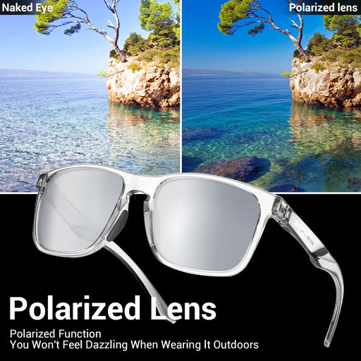 Lunettes de soleil polarisées pour la pêche SCVCN, sport en plein air, conduite, randonnée, protection UV400, VTT, cyclisme, équipement de pêche pour hommes