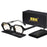 HBK New Fashion Polygon Men Sunglasses Small Frame Cupronickel Core Insert Leg Sun Glasses Outdoor Party Vacation Travel