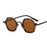 Retro Polygon Square Sunglasses Women Fashion Clear Ocean Lens Eyewear Men Trending Punk Hexagon Sun Glasses Shades UV400 Oculus