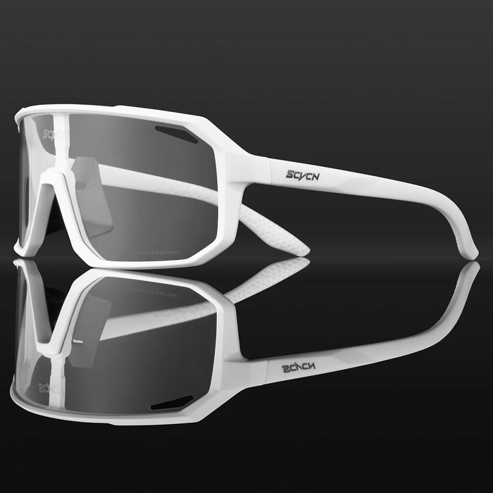 SCVCN Brand Photochromic Cycling Sunglasses UV400 Women Sports Running Eyewear Men Road Mountain Bicycle Glasses Bike Goggles