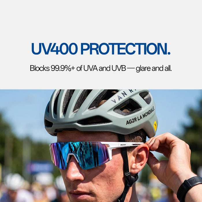 SCVCN Outdoor Sports Polarized Sunglasses Men Women UV400 Protection Eyewear Road Running Drving Fishing Goggles Cycling Glasses