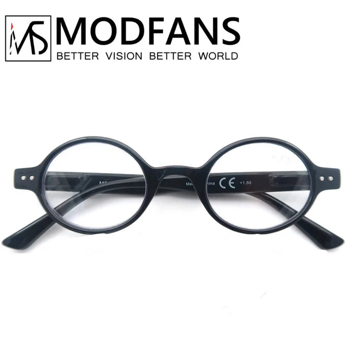 Women Round Classic Frame Presbyopic Glasses for Reading Men Reading Glasses Lightweight Spring Hinge with Diopter +1.0 to +4.0