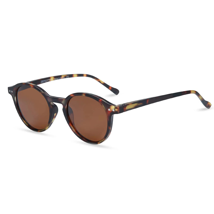 ZENOTTIC Retro Round Night Vision Yellow Sunglasses Men Women Goggles Glasses UV400 Sun Glasses Driver Night Driving Eyewear
