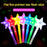 1pc LED Étoile à cinq branches Clignotante Lumineuse Baguette Lumineuse Colorée Fluo Princesse Cadeau Fête Anniversaire Fournitures