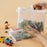3/5/10 bolsas de malla con cremallera impermeables y a prueba de humedad para archivos, almacenamiento de juguetes, herramientas de almacenamiento, organización cosmética