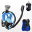 Snorkeling Mask Set, Adult Swimming Fins Set, Silicone Fins, Universal and Adjustable—Snorkeling Gear for a Summer of Fun
