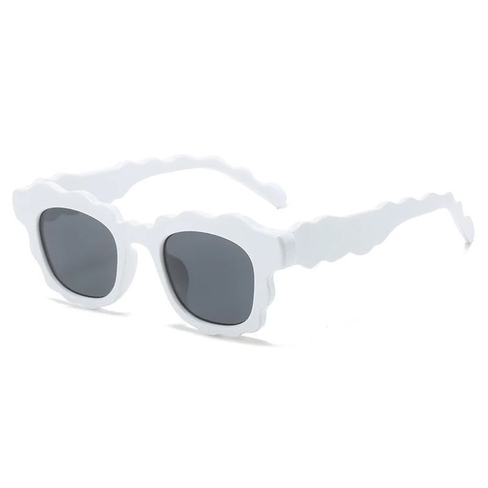 Gafas de sol cuadradas populares Ins para mujer, retro, estilo punk, de marca, tonos femeninos, protección UV400, gafas de sol de lujo para hombre, tendencia