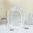 Bolsa de almacenamiento para muñecas en pareja, de PVC transparente con cremallera, organizador a prueba de polvo para muñecas de peluche, estuche de exhibición, mochila exterior, bolsa colgante