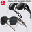 Lot de 2 lunettes à grande monture tendance, convenant aux hommes et aux femmes pour la décoration extérieure
