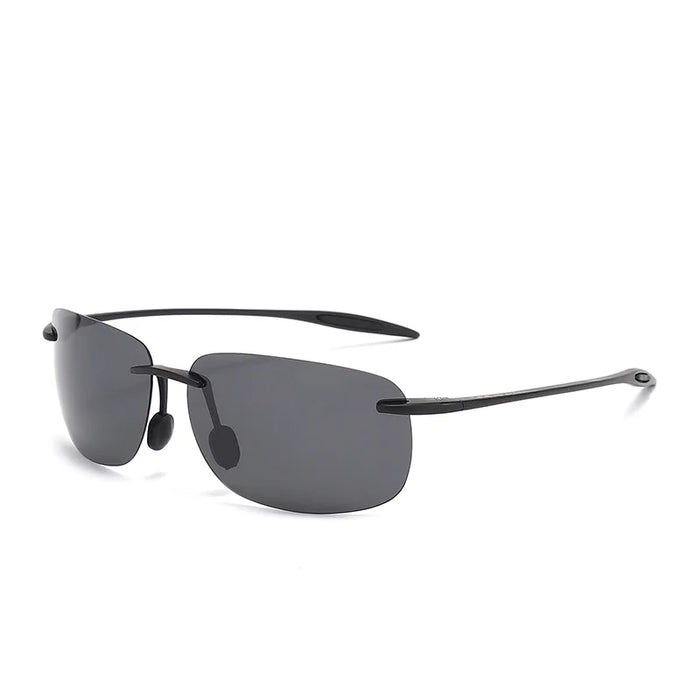 Oranger Classical Sports Polarized Sunglasses for Men Women Tr90 Rimless Sun glasses Frame for Running Fishing Golf Surf Driving