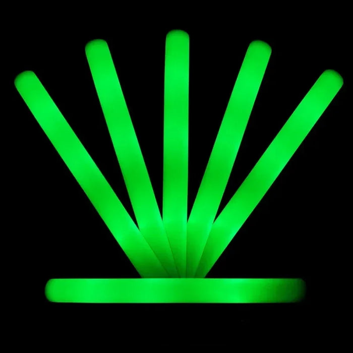 40 varitas de espuma LED luminosas, varitas luminosas de esponja, luz nocturna, suministros para fiestas de brillo para bodas, cumpleaños, raves, conciertos