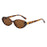 Fashion Small Oval Sunglasses Women Men Rivets Shades  Retro Eyewear Luxury Sun Glasses UV400 Brand Oculus Female Gafas