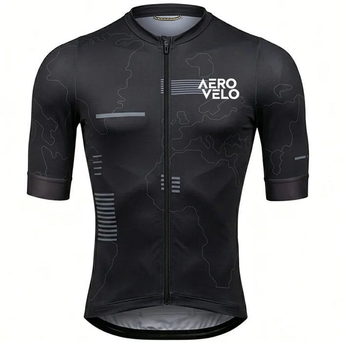 AERO VELO Cycling Jersey Set Men Cycling Clothing Summer Road Training Bike Shirts Suit Bicycle Bib Shorts MTB Uniform