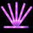 40 varitas de espuma LED luminosas, varitas luminosas de esponja, luz nocturna, suministros para fiestas de brillo para bodas, cumpleaños, raves, conciertos