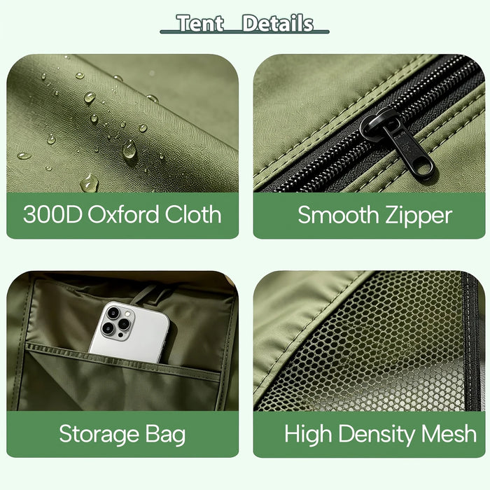 Easy to Set-Up Inflatable Camping Tent with Manual Pump Windproof Inflatable Tent for Outdoor Adventure
