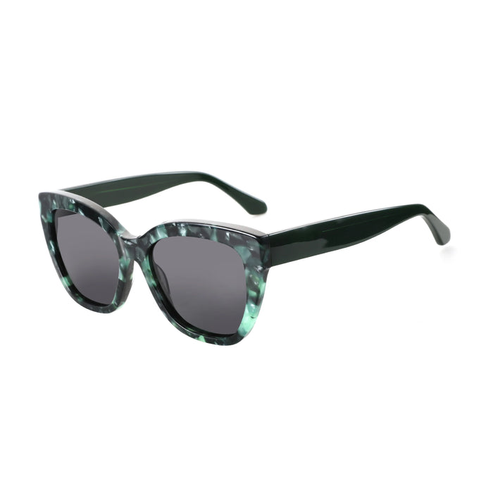 ZENOTTIC Gafas de sol polarizadas de mariposa, de moda, marco grueso para mujer, gafas de sol de acetato para conducir, protección UV400