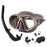 Professional Wet Low Volume Freediving Mask, Tempered Glass Dive Mask, J-Type Diving Mask, Snorkel Set, Buceo, 수영, 스노클링, 마스크