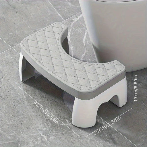 Asiento de inodoro de plástico portátil para todas las edades, postura cómoda para ponerse en cuclillas, ayuda para defecar en el baño, taburete para ponerse en cuclillas en el inodoro