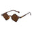 Fashion Small Irregular Square Punk Sunglasses Women Retro Luxury Designer Shades UV400 Men Brand Sun Glasses Oculus Gafas
