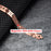 Vinterly Pure Copper Bracelet Men Magnetic 12mm Black Carbon Fiber Arthritis Men Hand Chain Link High Magnet Jewelry Benefits