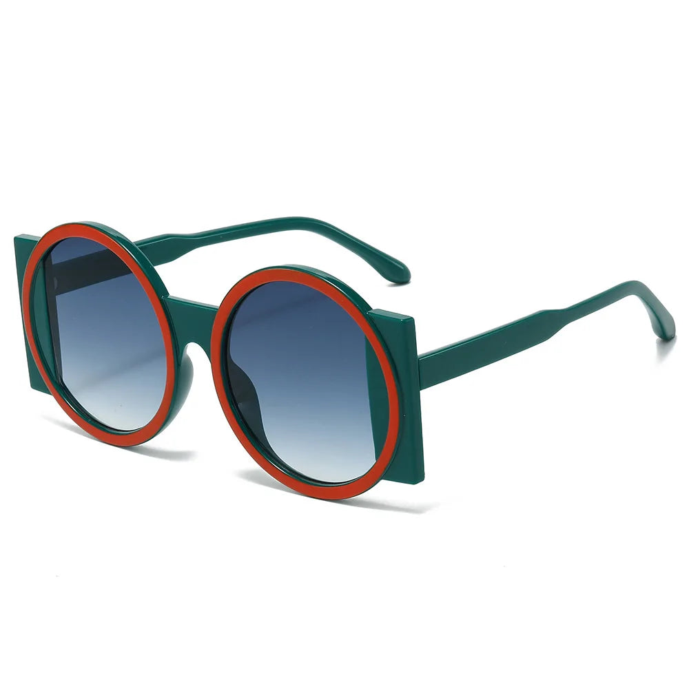Vintage Round Sunglasses Women Men Sun Glasses Female Fashion Luxury Brand Designer Shades UV400 Oculus Lunettes de soleil