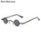 New Hippie Small Round Square Sunglasses Men Women Retro Steam Punk Glasses Vintage Gradient Driving Glasses UV400