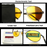 VIVIBEE Color Change Sunglasses Men Pilot Driving Photochromic Yellow Polarized Women Sun Glasses Aviation Day and Night Vision
