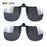 Polarized Clip-On Glasses Yellow Lenses For Night Vision Red Lenses Better Sleep Orange Gaming Glasses Blue Light Blocking