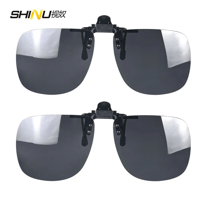 Polarized Clip-On Glasses Yellow Lenses For Night Vision Red Lenses Better Sleep Orange Gaming Glasses Blue Light Blocking