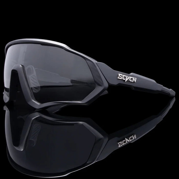SCVCN Photochromic Bicycle Sunglasses Men Women Sport Runing Goggles UV400 Mountain Road Bike Bicycle Glasses MTB Eyewear